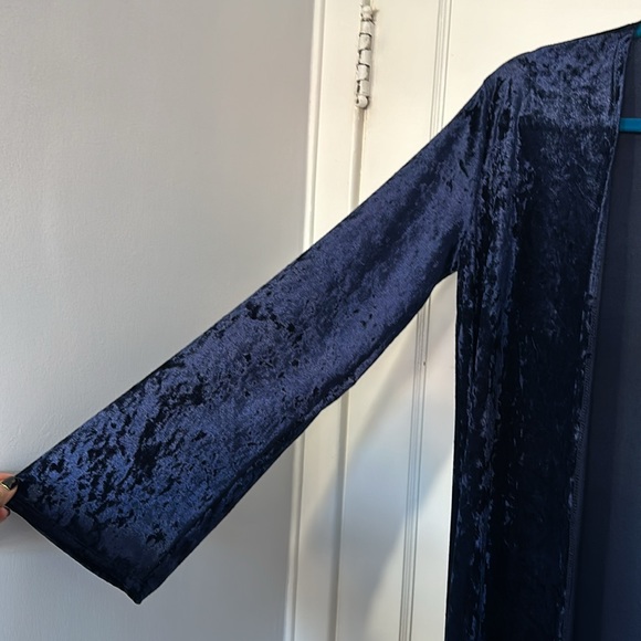 Crushed velvet duster - Picture 4 of 6